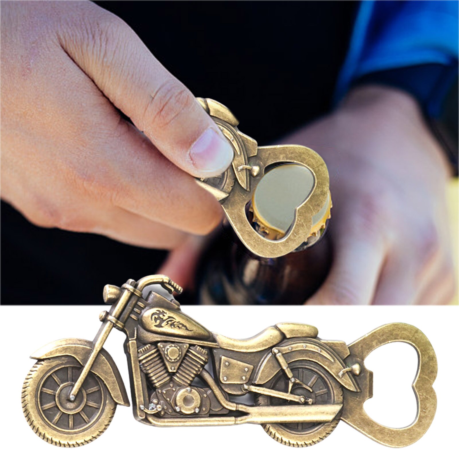 Beer Bottle Opener Cool Motorcycle Lightweight Bottle Opener Home Kitchen Supplies Bottle Opening Tool Motorcycle Lover Gifts