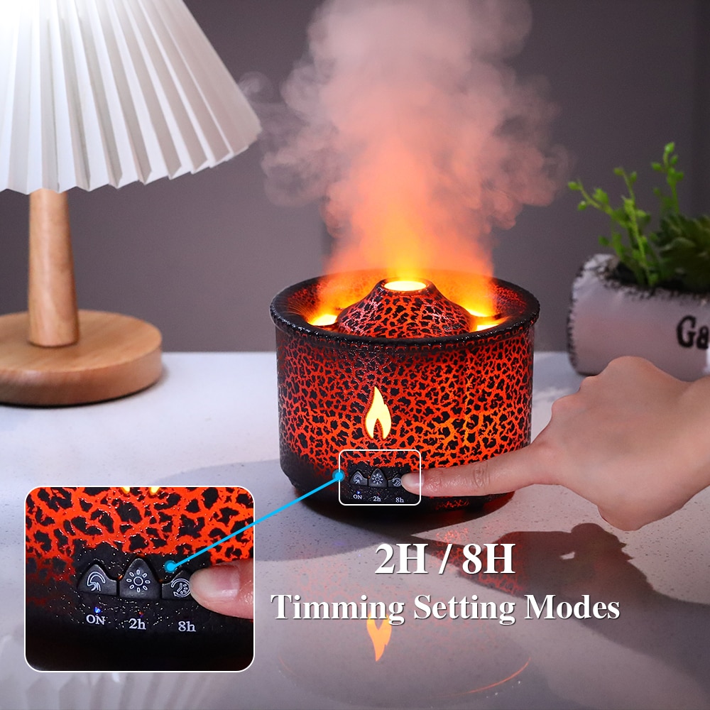 Flame Air Humidifier Essential for Bedroom Fragrance