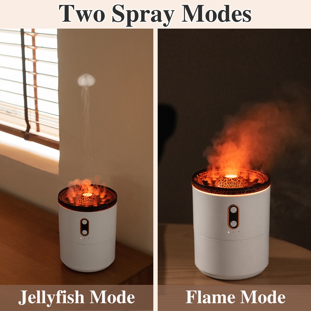 Flame Air Humidifier Essential for Bedroom Fragrance