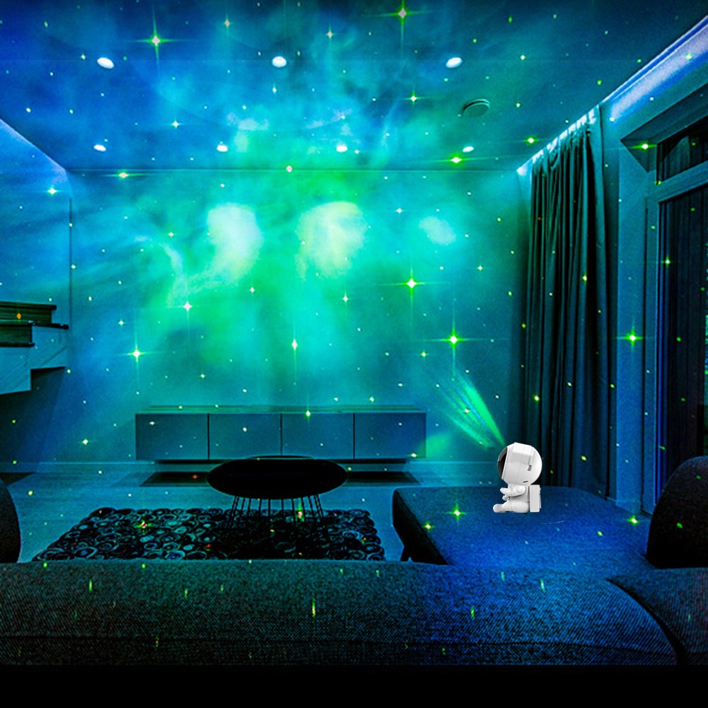 Starry Sky Astronaut Night Light Galaxy Starry Star Projector Lamp With Remote Control