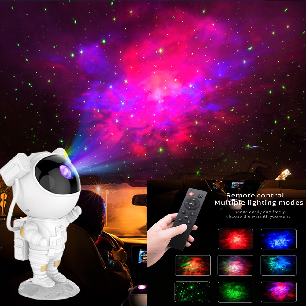 Starry Sky Astronaut Night Light Galaxy Starry Star Projector Lamp With Remote Control