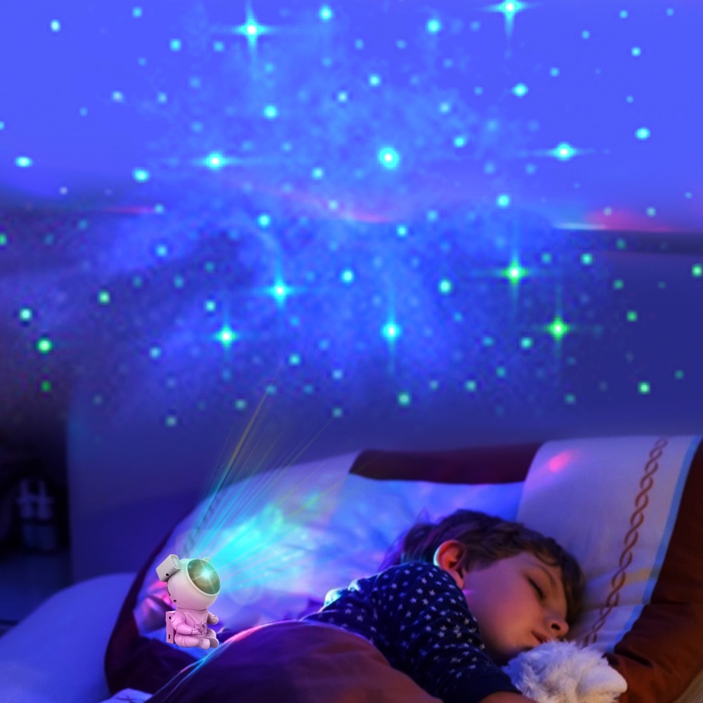 Starry Sky Astronaut Night Light Galaxy Starry Star Projector Lamp With Remote Control