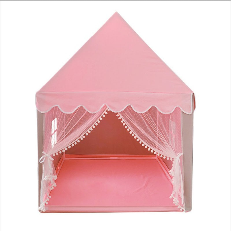 Portable Children's Tent Folding Kids Tents Tipi Baby Play House Large Girls Pink Princess Castle Child Room Decor