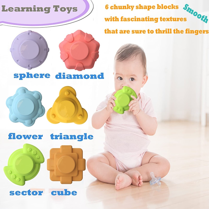 New Colorful Shape Blocks Sorting Game Baby Montessori Learning Educational Toys For Children Bebe Birth Inny 0 12 Months Gift