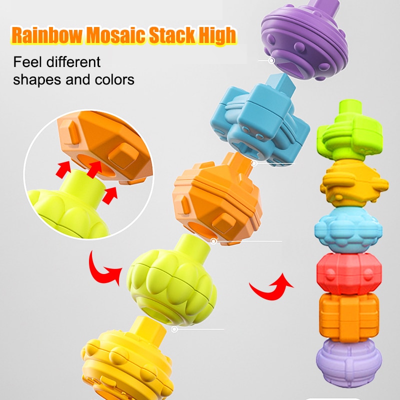 New Colorful Shape Blocks Sorting Game Baby Montessori Learning Educational Toys For Children Bebe Birth Inny 0 12 Months Gift