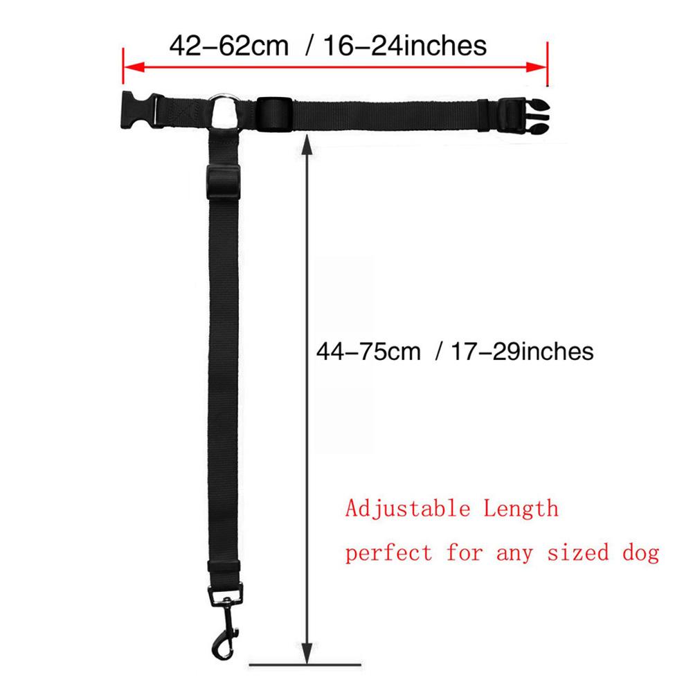 Adjustable Cat and Dog Seat Belt you can also used as Car dog Seat Belt