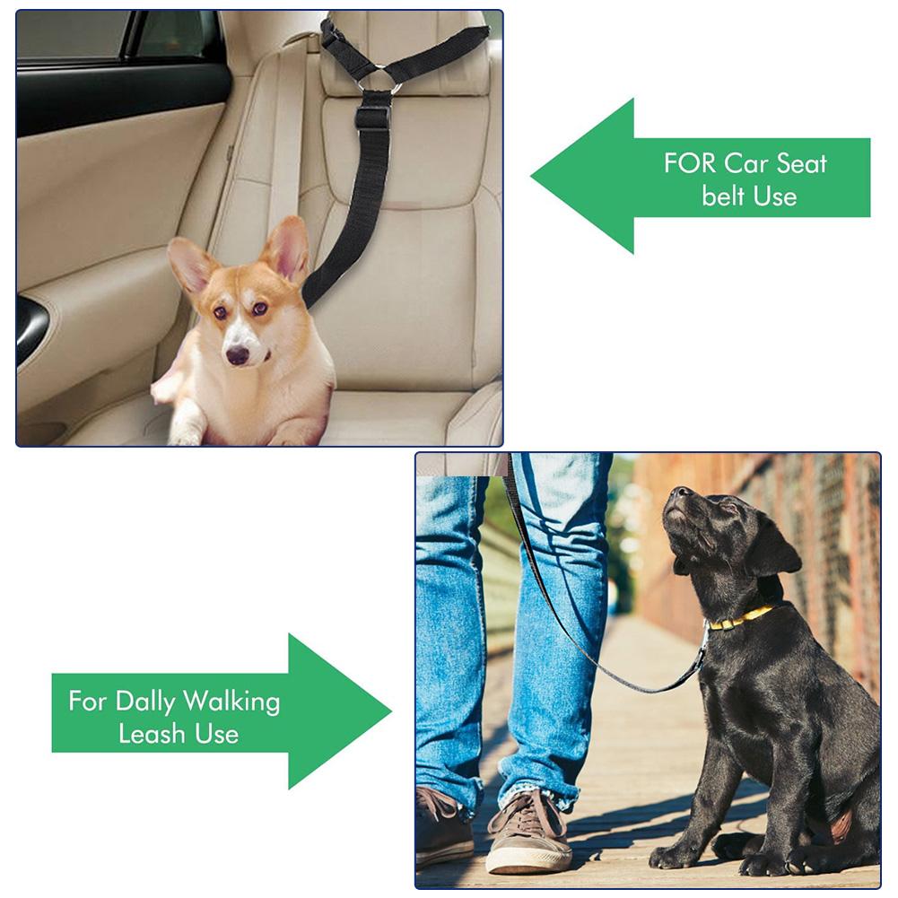 Adjustable Cat and Dog Seat Belt you can also used as Car dog Seat Belt