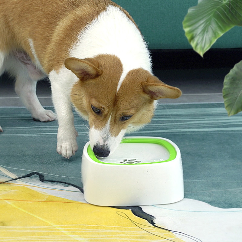 Pet Dog Cat Bowl Floating Bowl Water Drinker Not Wet Mouth Splash Water Cat Bowl Not Sprinkler Water Dispenser Portable Dog Bowl