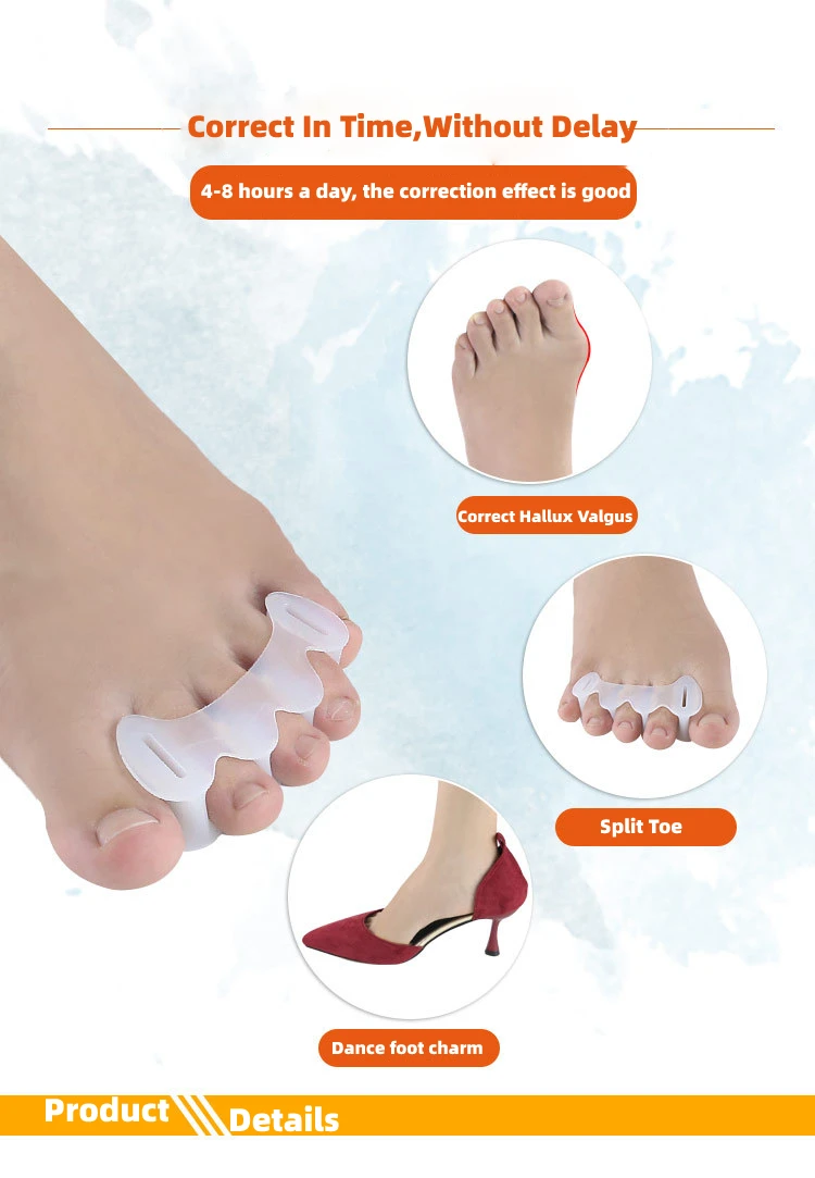 Toe Spacers Empower Your Feet The #1 kit designed to correct your feet  for Men & Women Small (2 Pairs)