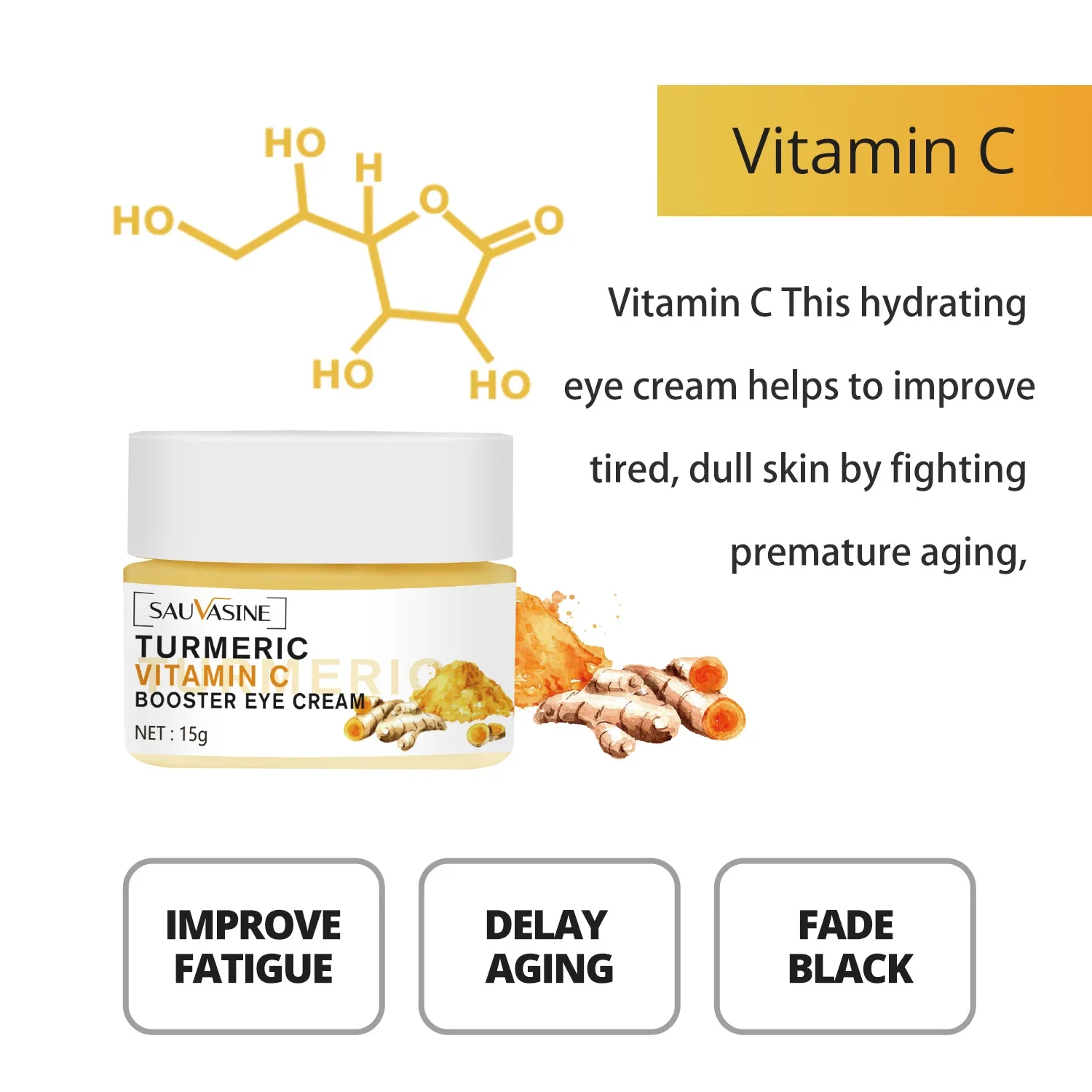 Turmeric Under Eye Dark Circle Remover Cream