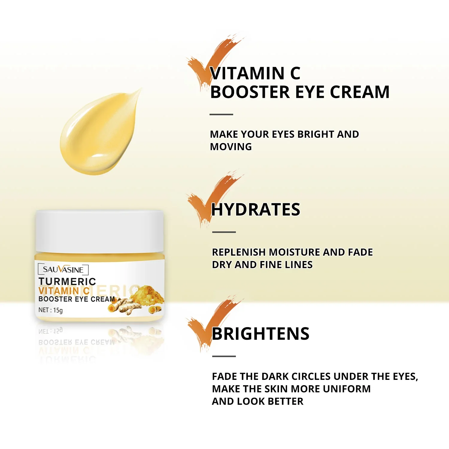 Turmeric Under Eye Dark Circle Remover Cream