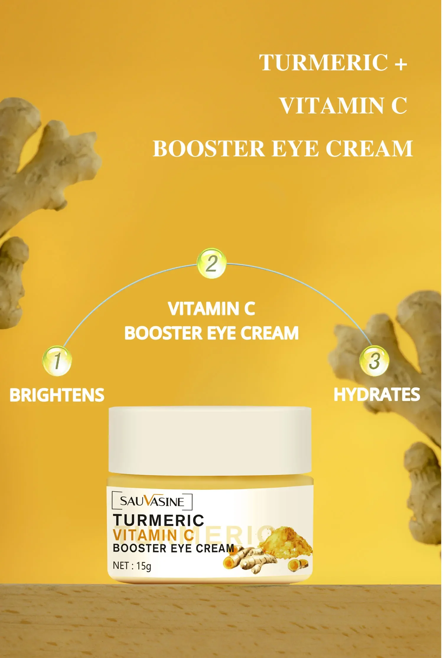 Turmeric Under Eye Dark Circle Remover Cream