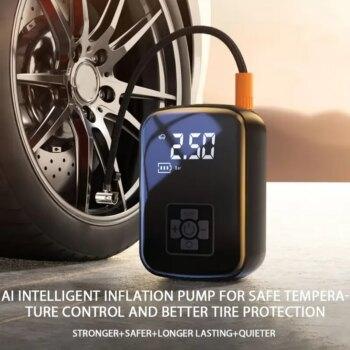 1pc Wireless Car Air Compressor Air Pump