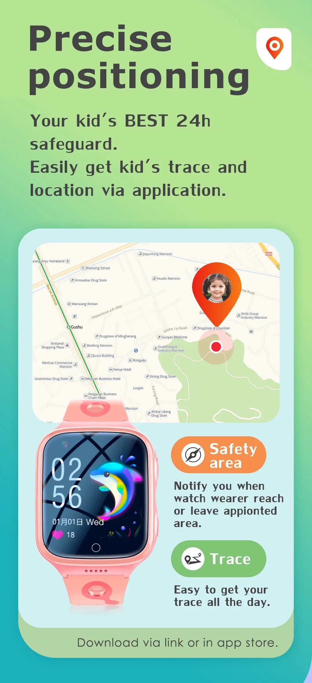 Kids Smart Watch 4g GPS WiFi Phone Watch