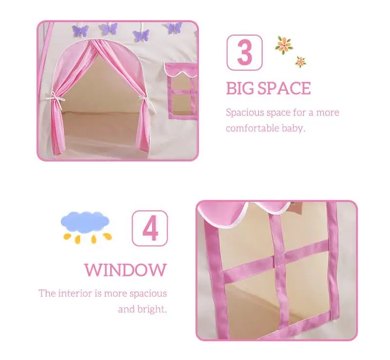 Children's Tent Indoor Outdoor Games Garden Playhouse