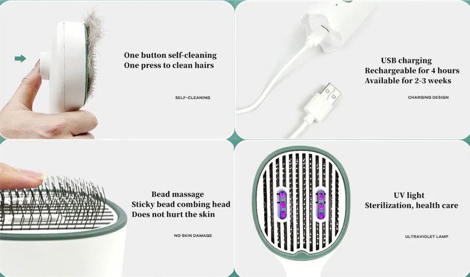 Cat Comb Dog Hair Remover Brush