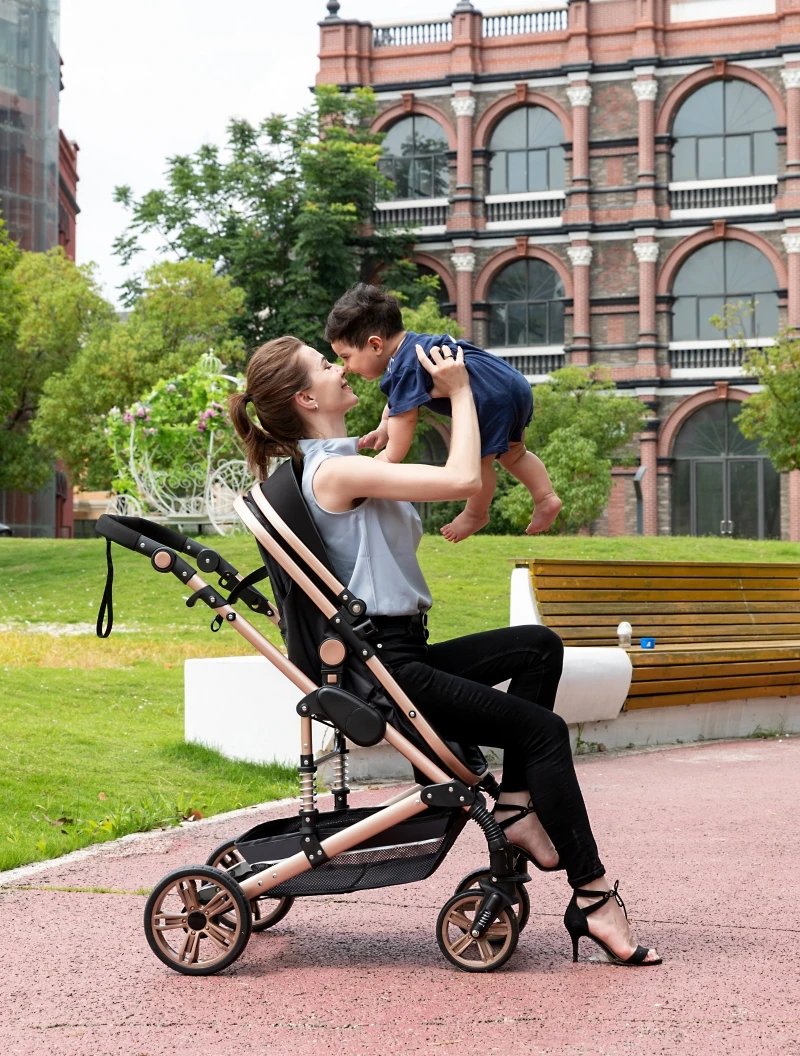 Luxurious 3 in 1 Baby Stroller Portable Travel Baby Carriage
