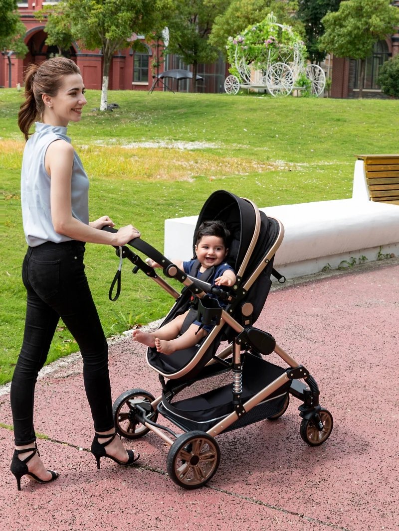 Luxurious 3 in 1 Baby Stroller Portable Travel Baby Carriage