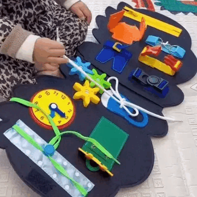 Montessori Busy Board Early Educational Toy for Toddlers