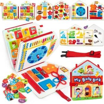 Montessori Busy Board Early Educational Toy for Toddlers