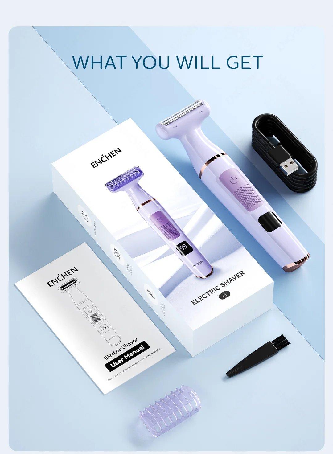 3-in-1 Women's Hair Trimmer