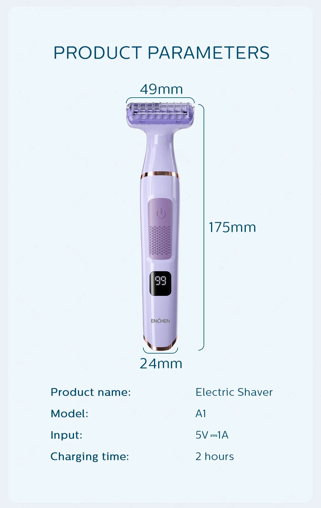 3-in-1 Women's Hair Trimmer