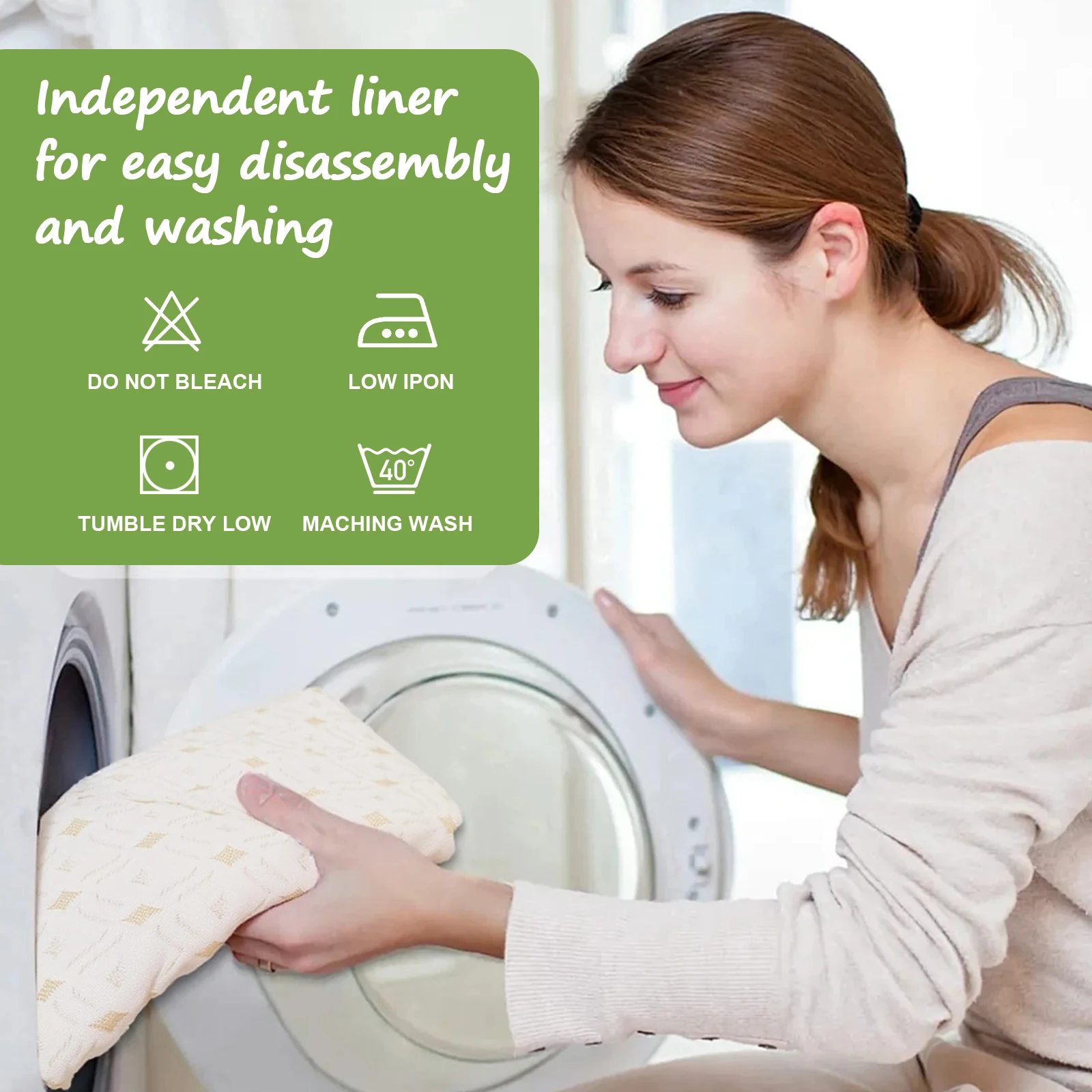 Pregnancy Pillows for Sleeping Soft Maternity Pillow for Pregnant Women Detachable and Adjustable Double Wedge with Cover