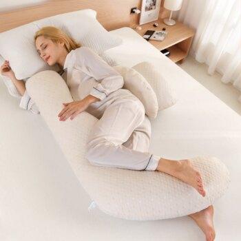 💤 Pregnancy Pillow – Double Wedge & Cozy Design 🤱