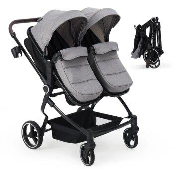 Double Stroller for Newborn and Toddler