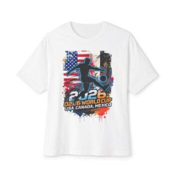 2026 World Cup Soccer T-Shirt – USA Canada Mexico Host Cities Tee