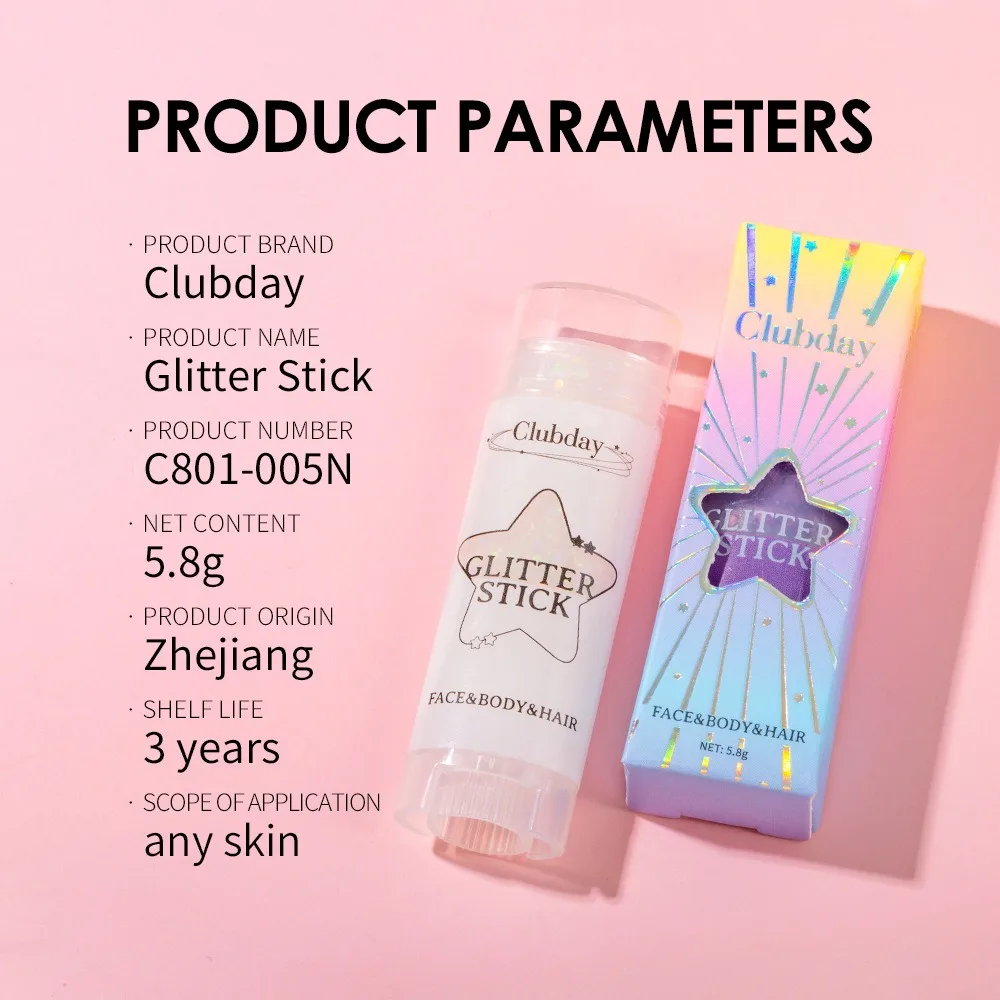 Sparkling Sequins Glitter Gel Stick Highgloss Shine White Pearl Pink Eyeshadow Glitter Face Body Painting Brighten Stage Makeup Sparkling Sequins Glitter Gel Stick Highgloss Shine White Pearl Pink Eyeshadow Glitter Face Body Painting Brighten Stage Makeup