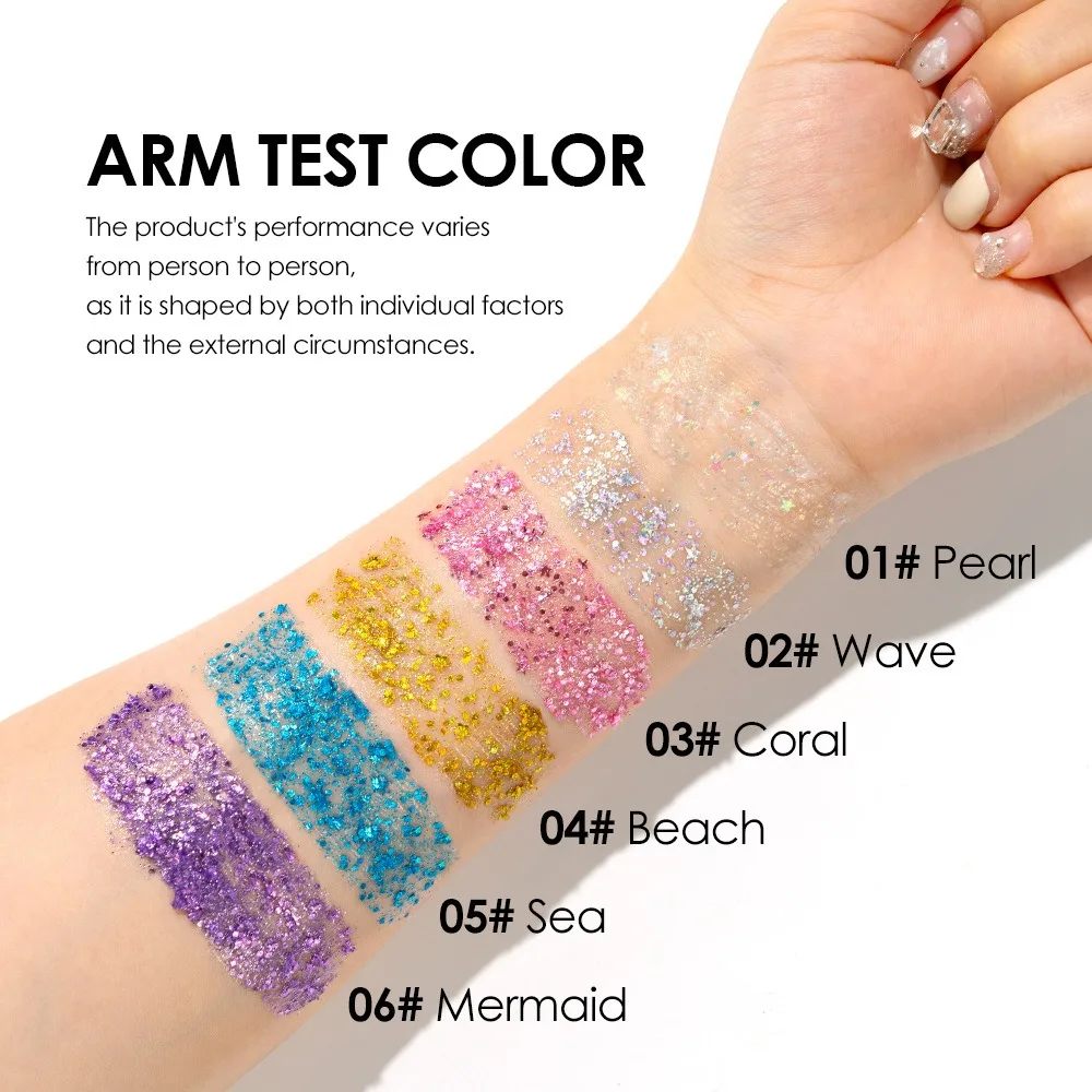 Sparkling Sequins Glitter Gel Stick Highgloss Shine White Pearl Pink Eyeshadow Glitter Face Body Painting Brighten Stage Makeup Sparkling Sequins Glitter Gel Stick Highgloss Shine White Pearl Pink Eyeshadow Glitter Face Body Painting Brighten Stage Makeup