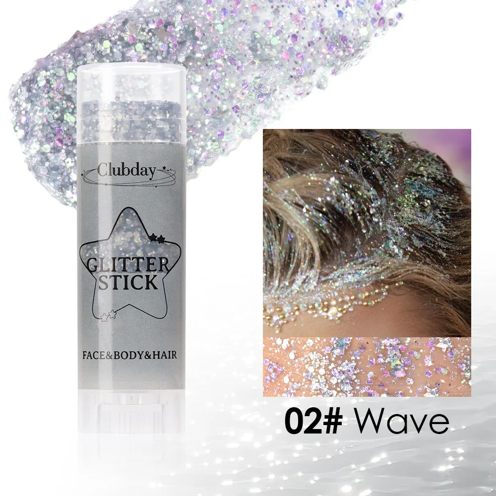 Sparkling Sequins Glitter Gel Stick Highgloss Shine White Pearl Pink Eyeshadow Glitter Face Body Painting Brighten Stage Makeup Sparkling Sequins Glitter Gel Stick Highgloss Shine White Pearl Pink Eyeshadow Glitter Face Body Painting Brighten Stage Makeup
